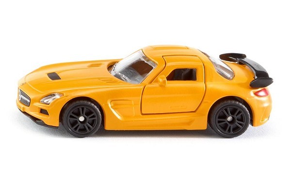 Siku 1542 Mercedes-Benz SLS AMG Black Series geel 80x36x23mm