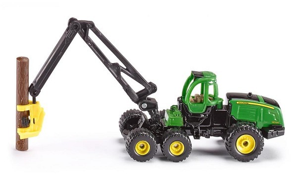 Siku 1652 John Deere boomrooimachine met boomstammen