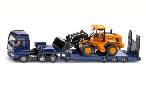 Siku 1790 MAN Truck met dieplader en JCB shovel 1:87 198x38x53 mm