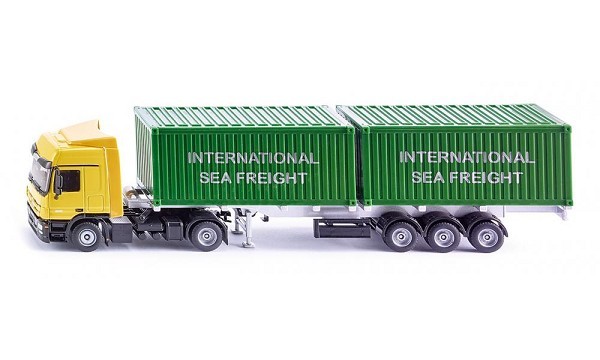 Siku 3921 Mercedes Actros vrachtwagen met containers