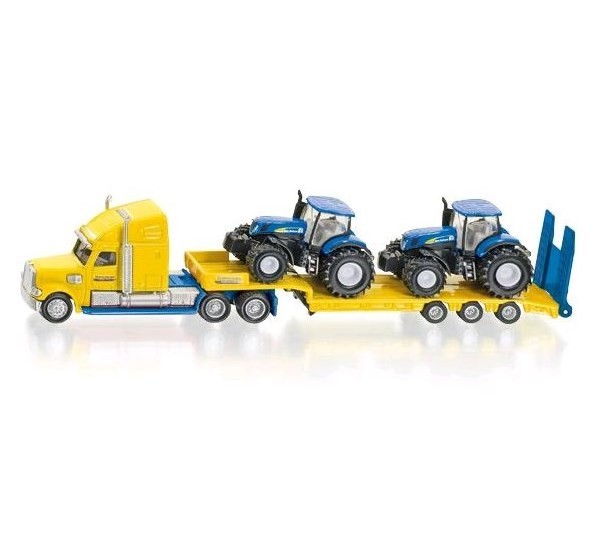 Siku1805 Vrachtwagen met New holland tractoren