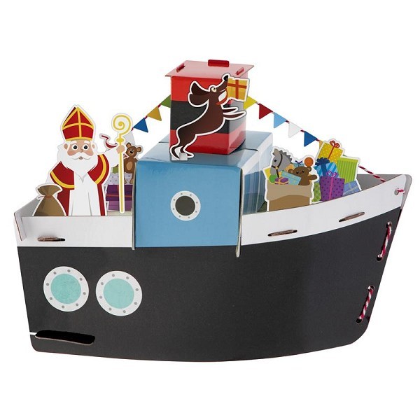 Sinterklaas Knutselset - Maak je eigen stoomboot