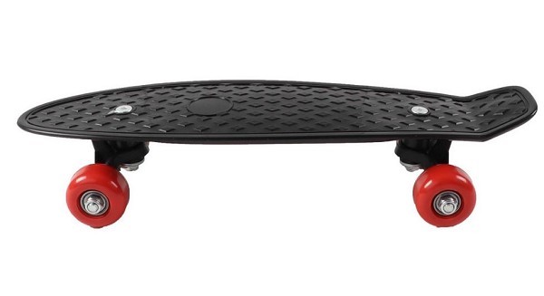 Skateboard zwart 42x12x8cm