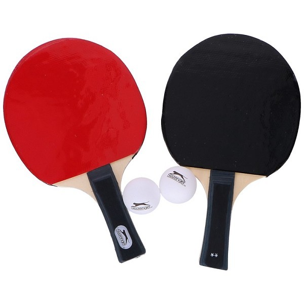 Slazenger Tafeltennisset in luxe etui met 2 batjes en 2 ballen