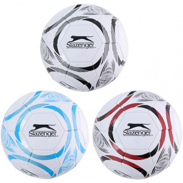 Slazenger Voetbal size5 PVC 370 gr. verkrijgbaar in 3 verschillende kleuren