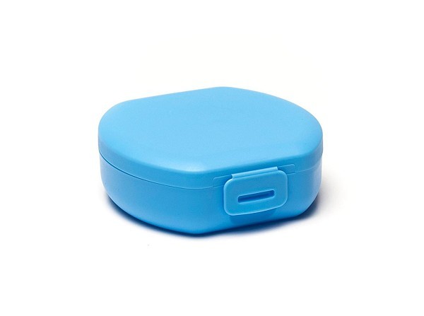 Snack Box rond blauw 11cm