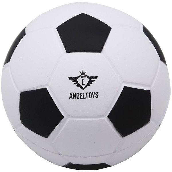 Soft foam voetbal Ø12,5cm zwart/wit