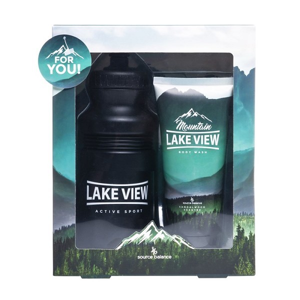 Source Balance `Lake View`geschenkset met bidon