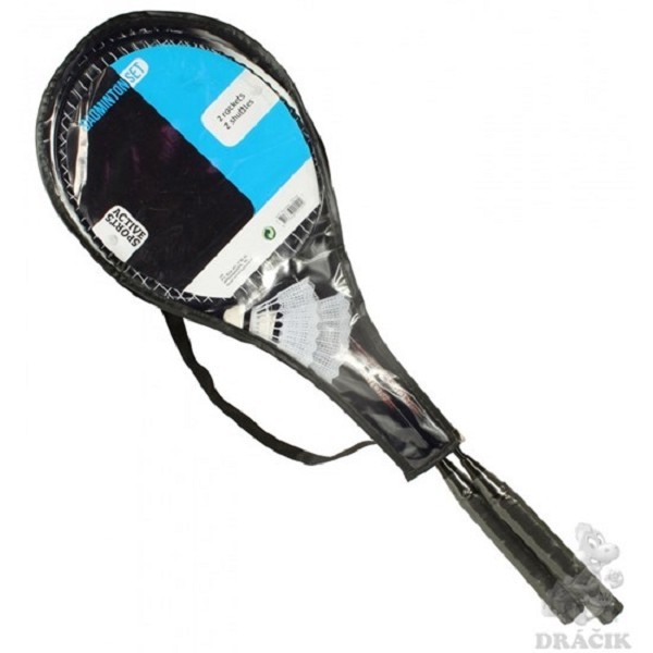 Sports Active badminton set met shuttles voor 2 spelers