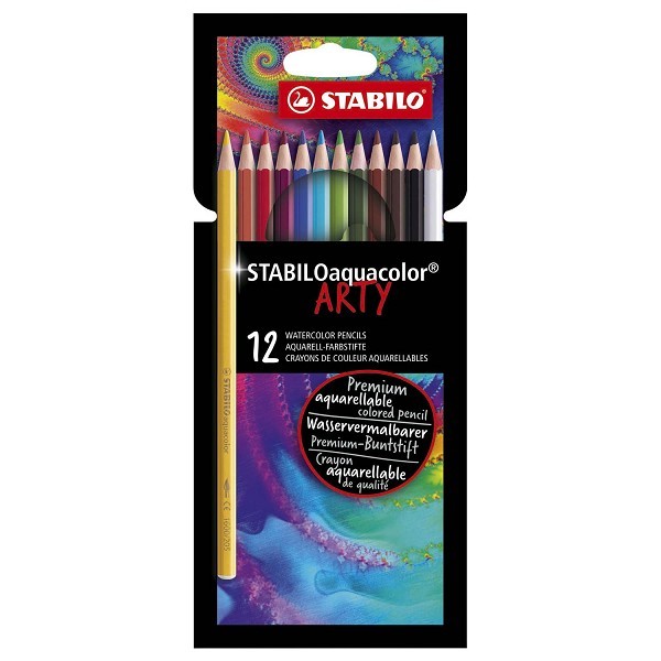 Stabilo Aquacolor potloden etui a 12 stuks