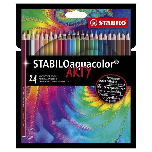 Stabilo Aquacolor potloden etui a 24 stuks