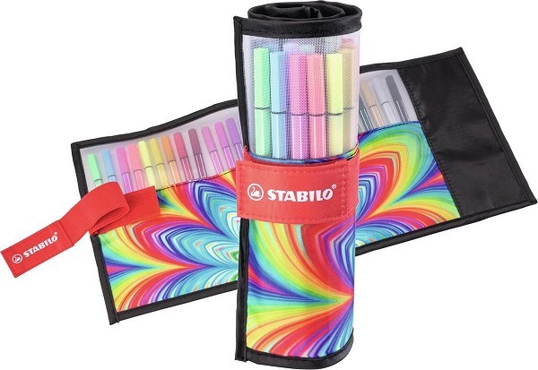 Stabilo Pen 68 viltstiften rollerset Arty etui a 25