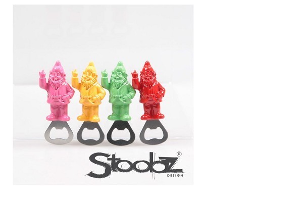 Stoobz kabouter f*ck you flesopener magneet 9cm