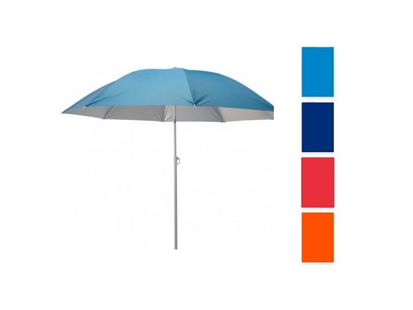 Strandparasol met knik 180cm verkrijgbaar in verschillende kleuren