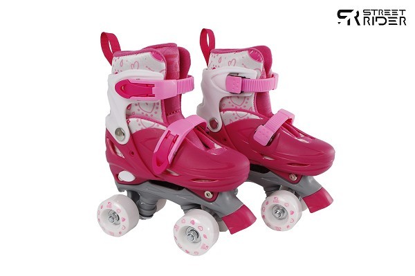 Street Rider rolschaatsen roze verstelbaar maat 27-30