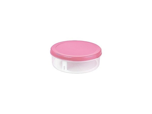 Sunware Fun-Baking Taartdoos met lift  8.3ltr transparant/roze diameter33x12cm