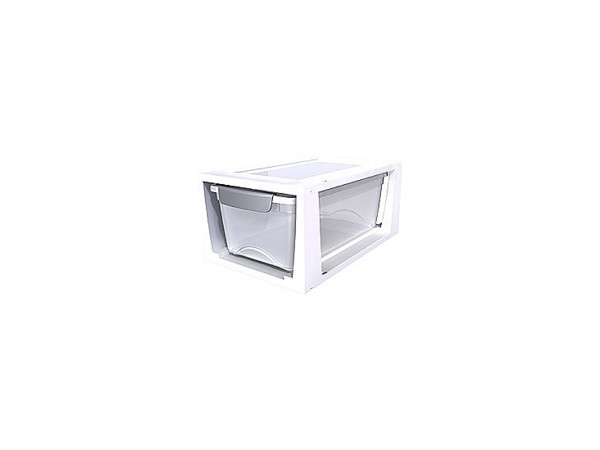 Sunware Omega drawer unit 6ltr wit  LxBxH: 33,5x22x15,5 cm Stapelbaar