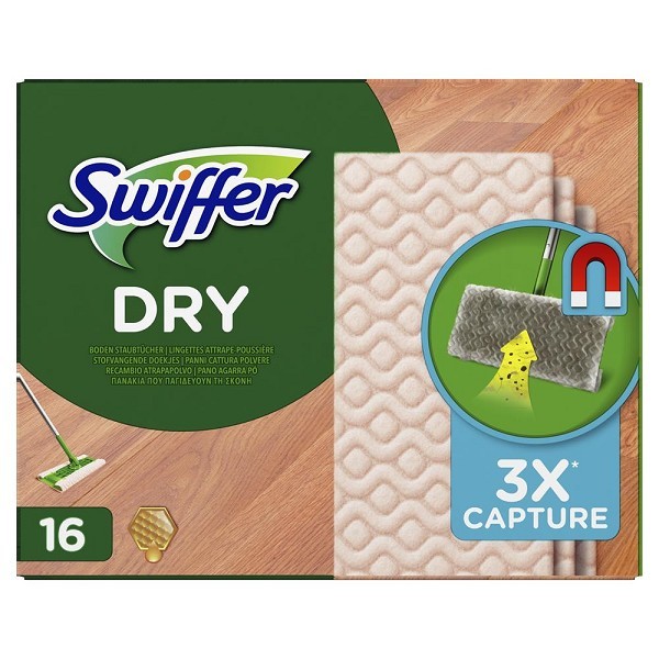 Swiffer Dry Stofwisdoekjes houten vloer doosje a 16 stuks