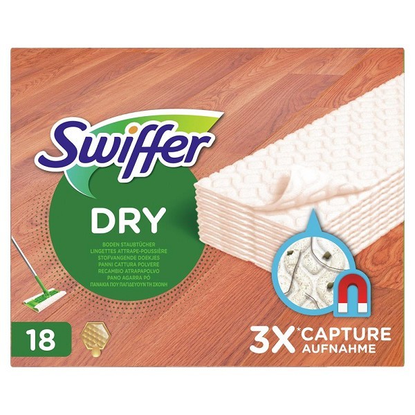 Swiffer Dry Stofwisdoekjes houten vloer doosje a 18 stuks