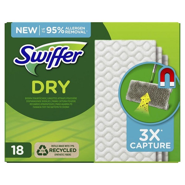 Swiffer Dry Stofwisdoekjes navulling doosje a 18 stuks