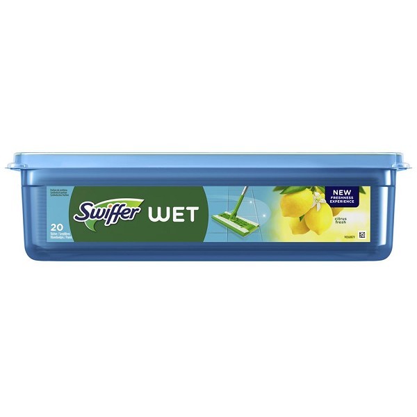 Swiffer Wet vochtige vloerdoekjes Citrus doosje a 20 stuks