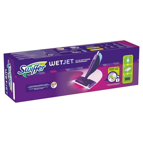 Swiffer WetJet Startset Alles-In-Een Dweilsysteem Voor Iedere Vloer