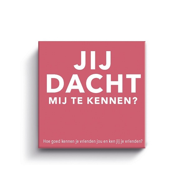 Tactic Gift Game Jij dacht mij te kennen?