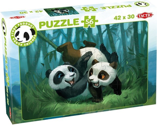 Tactic Puzzel Panda Stars Playtime - 56 stukjes