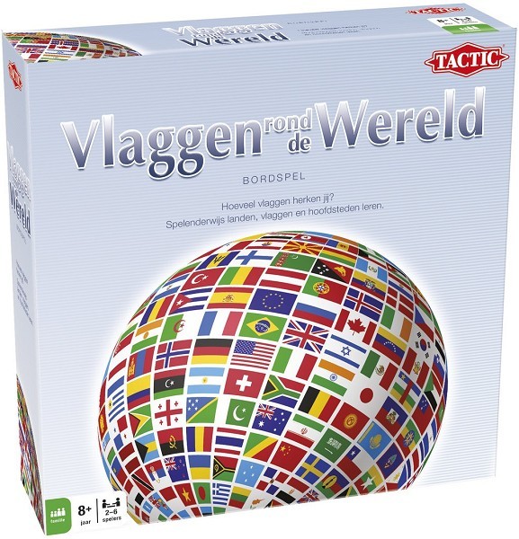 Tactic Vlaggen rond de wereld bordspel