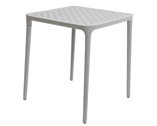 Tafel Porto kunststof 65x65x70cm grijs