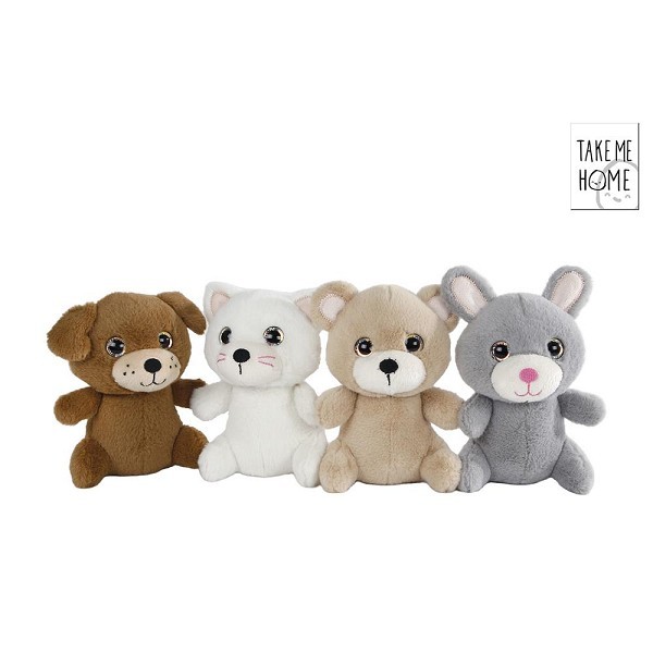 Take Me Home Animal Friends pluche 15cm