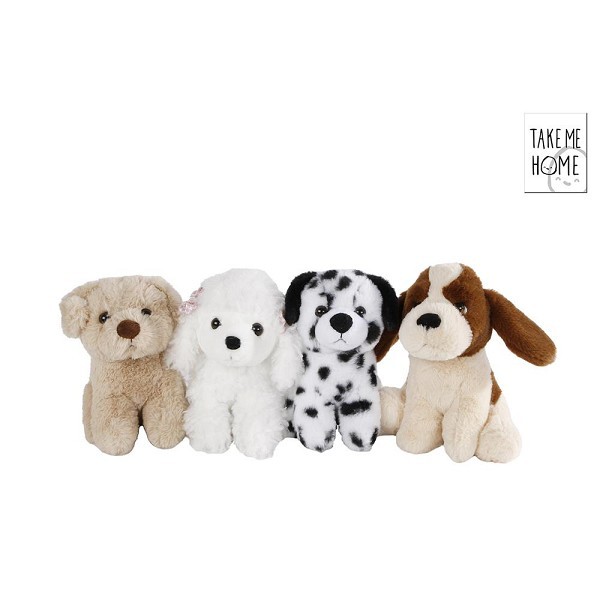 Take Me Home hond S pluche 19cm