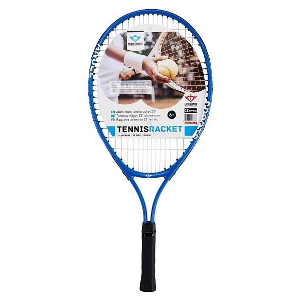 Tennisracket aluminium junior 58cm blauw