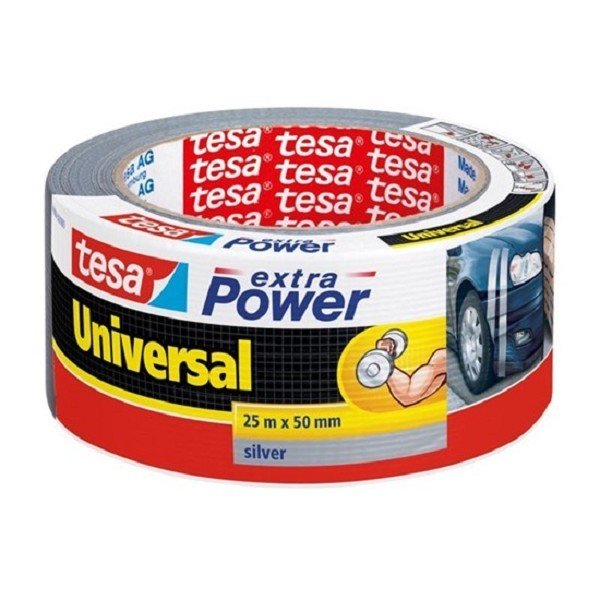 Tesa extra power grijs 48mm 25mtr