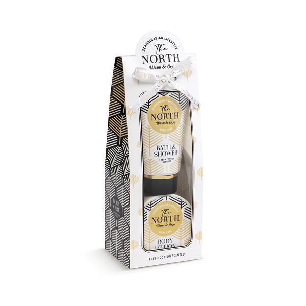 The North Badgeschenkset 2-delig Bad/douche gel en bodylotion