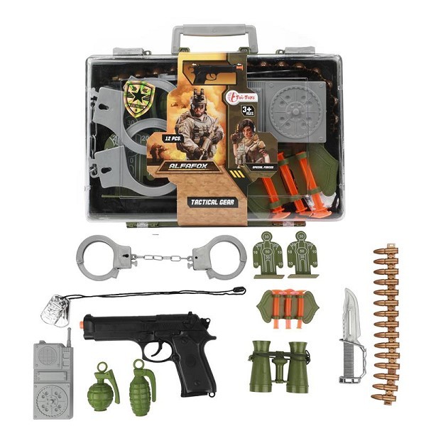 Toi Toys Alfafox Militairkoffer met accessoires