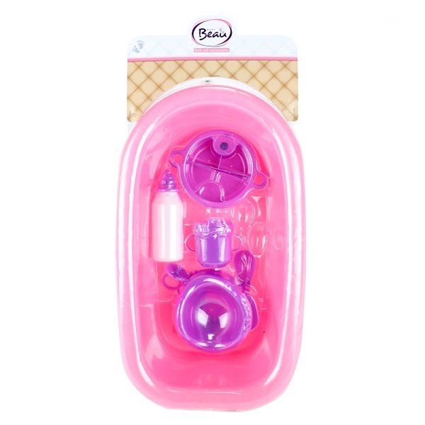 Toi Toys Babybad met accessoires roze