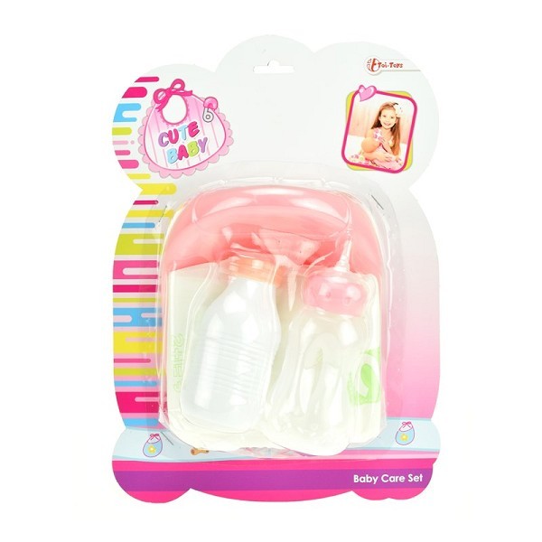 Toi Toys Babypotje met drinkfles en luier