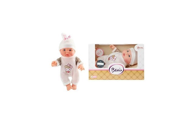 Toi Toys Beau Babypop met muts 23 cm