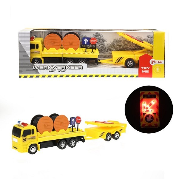 Toi Toys Constructievrachtwagen met licht