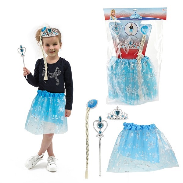 Toi Toys ICE PRINCESS Set met tutu +tiara en staf prinses