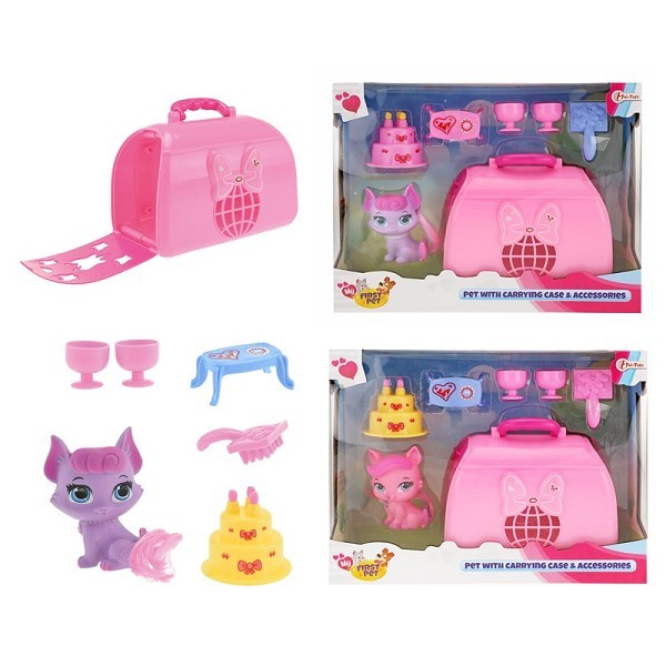 Toi Toys Katten speelset met draagkofer