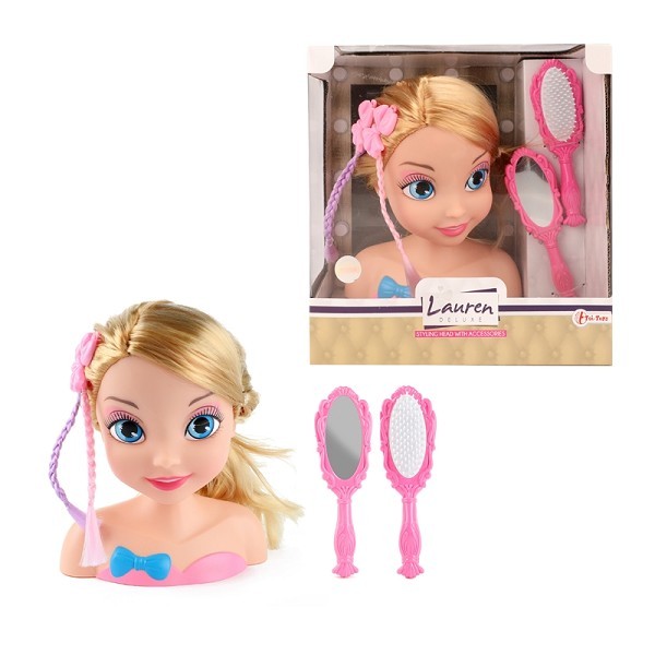 Toi Toys Lauren kapkop met accessoires 19x16cm Vanaf 3 jaar