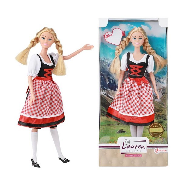 Toi Toys Lauren Tienerpop in klederdracht Dirndl