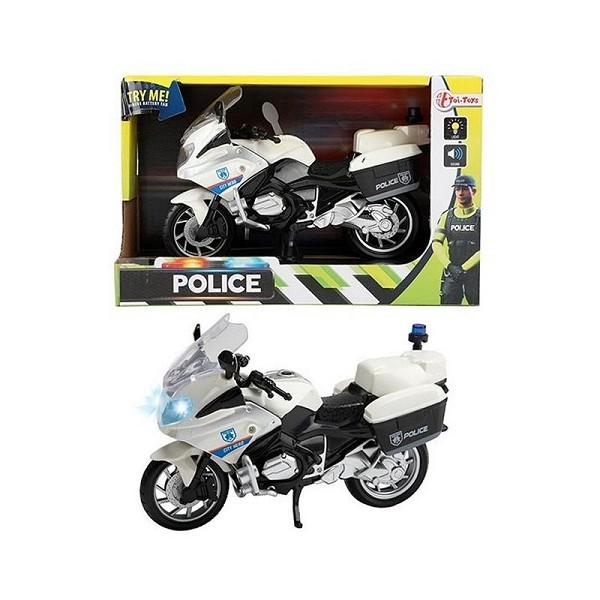 Toi Toys Politiemotor 1:20 (Engelse versie)