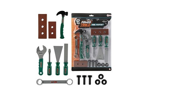 Toi Toys Power Tools Gereedschapset 13-delig op kaart