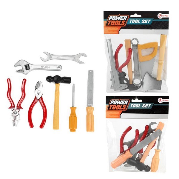 Toi Toys Power Tools Gereedschapset in zak