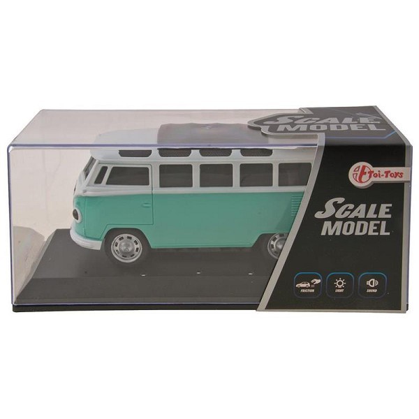 Toi Toys Retro busje frictie 14cm