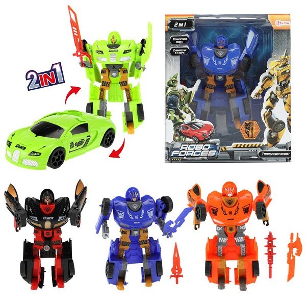 Toi Toys Roboforces Veranderrobot superauto 20,5cm