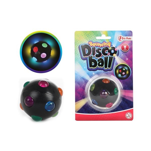 Toi Toys Stuiterbal Disco 5,5cm met licht